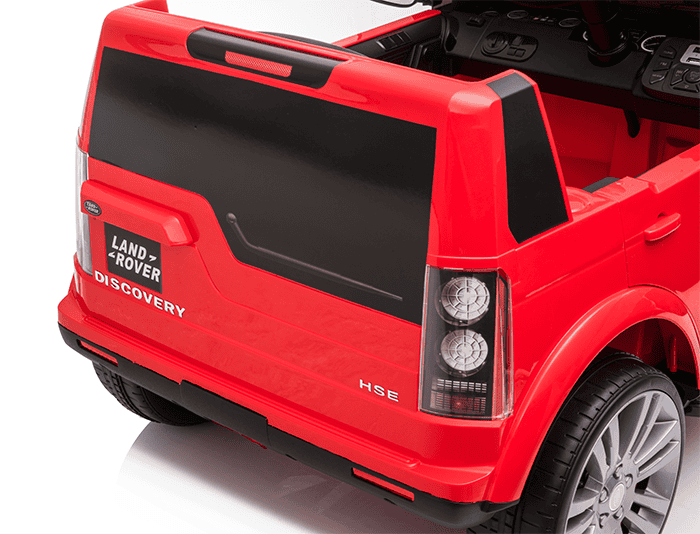 Kids Electric Ride On Land Rover Discovery 12v Single Seat Red - Image 28