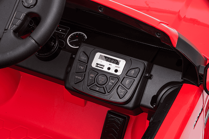Kids Electric Ride On Land Rover Discovery 12v Single Seat Red - Image 41