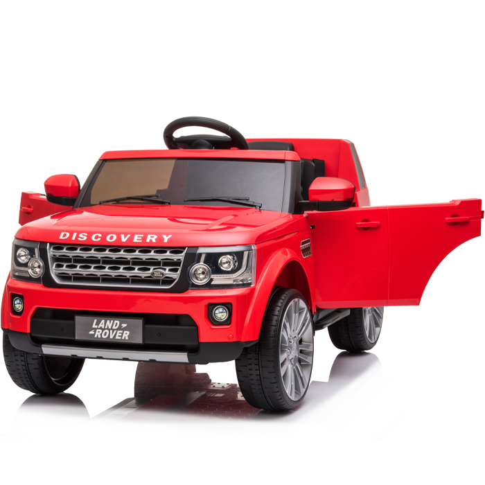 Kids Electric Ride On Land Rover Discovery 12v Single Seat Red - Image 5
