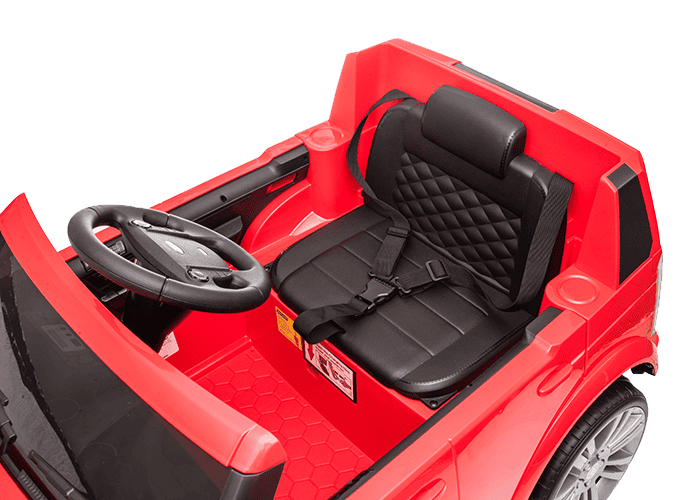 Kids Electric Ride On Land Rover Discovery 12v Single Seat Red - Image 16