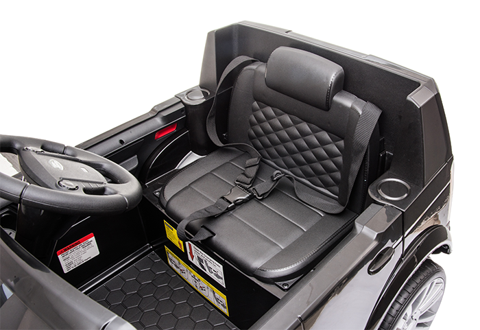 Kids Electric Ride On Land Rover Discovery 12v Single Seat - Black - Image 16