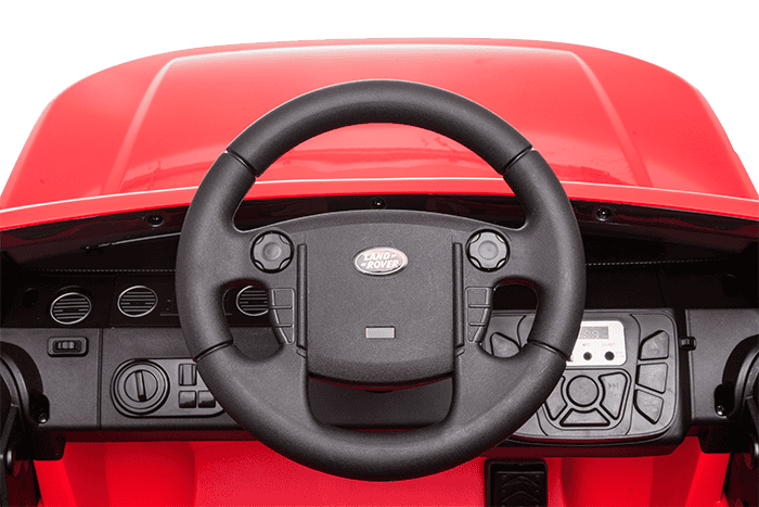 Kids Electric Ride On Land Rover Discovery 12v Single Seat Red - Image 19