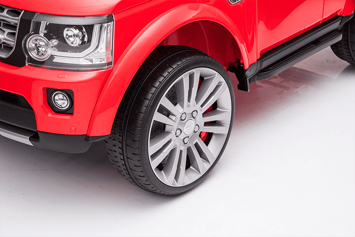 Kids Electric Ride On Land Rover Discovery 12v Single Seat Red - Image 23