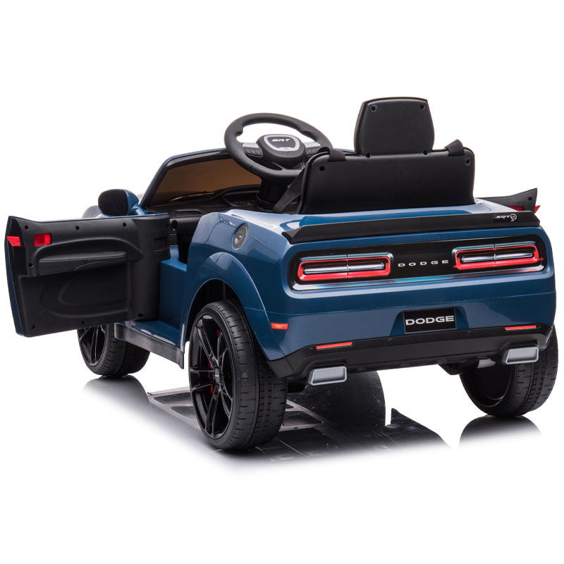 Kids Electric Ride On 12V Dodge Challenger Blue