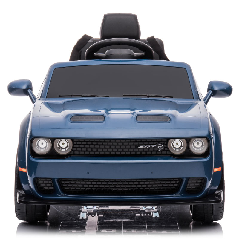 Kids Electric Ride On 12V Dodge Challenger Blue