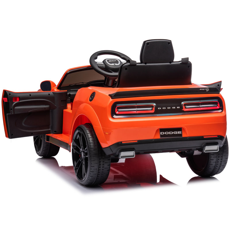 Kids Electric Ride On 12V Dodge Challenger Orange