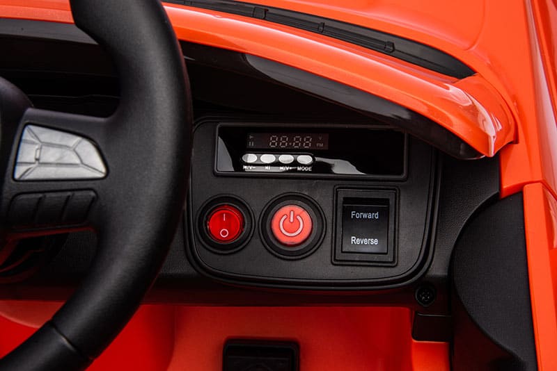 Kids Electric Ride On 12V Dodge Challenger Orange