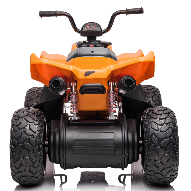 Kids Ride On 12V Electric McLaren Quad Bike Orange