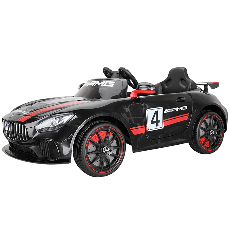 Kids Electric Ride On Mercedes GT4 AMG Black