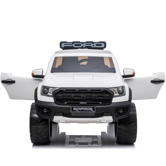 Kids Electric Ride On Ford Ranger Raptor White - Image 4