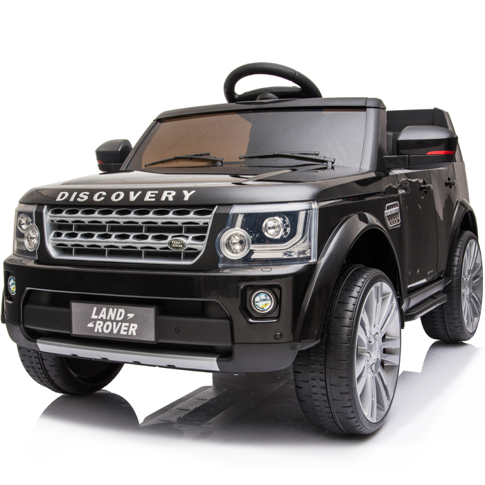 Kids Electric Ride On Land Rover Discovery 12v Single Seat - Black - Image 2