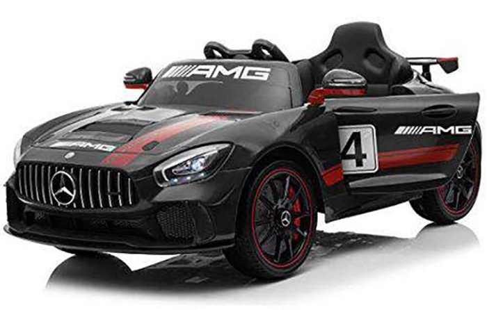 Kids Electric Ride On Mercedes GT4 AMG Black - Image 2