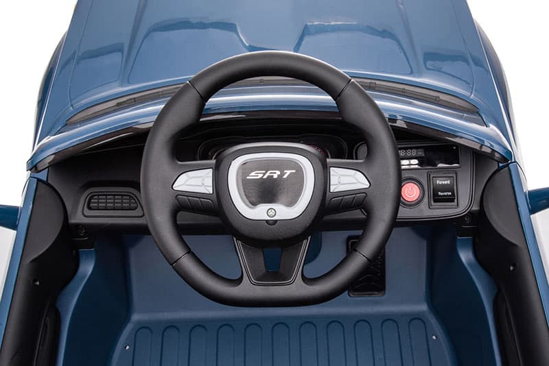 Kids Electric Ride On 12V Dodge Challenger Blue
